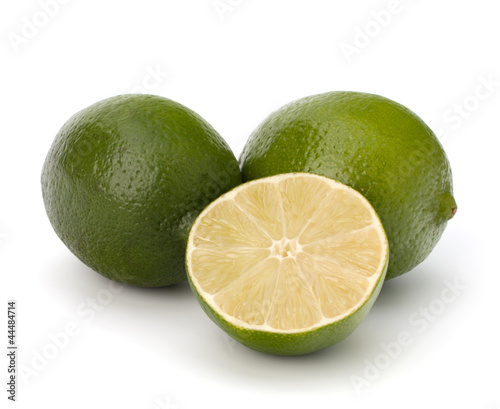 lime isolated on white background