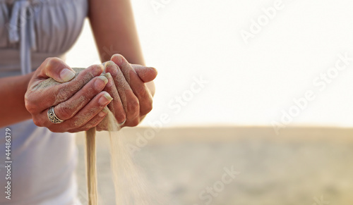 sand as the time slips through your fingers..