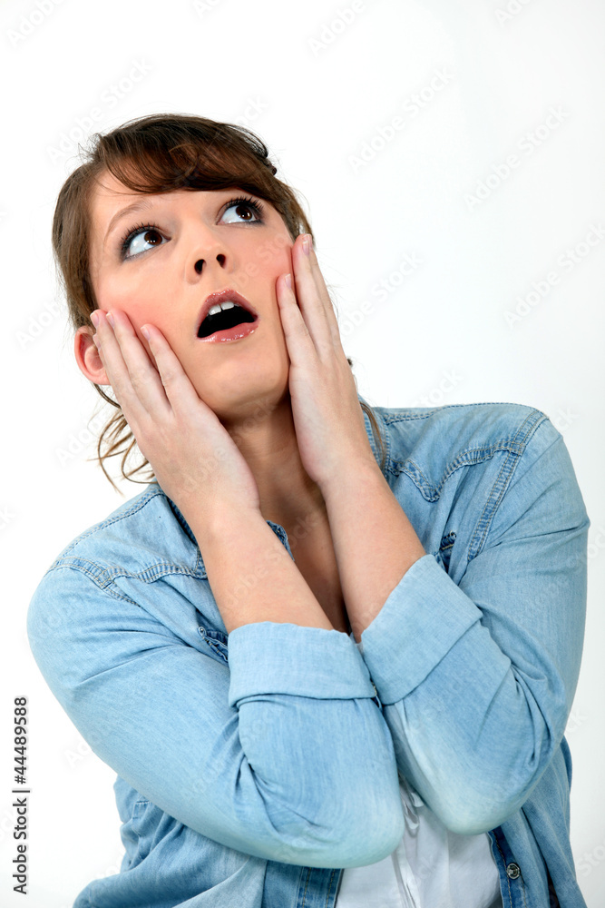 woman looking very surprised woman looking very surprised
