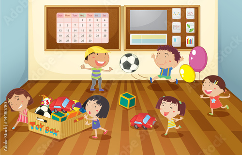 kids in class room