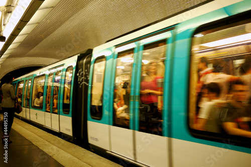 metro in paris photo