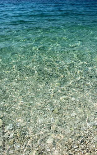 blue water of adriatic sea
