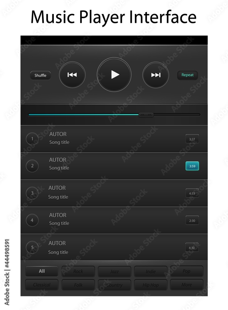 Music Player Interface