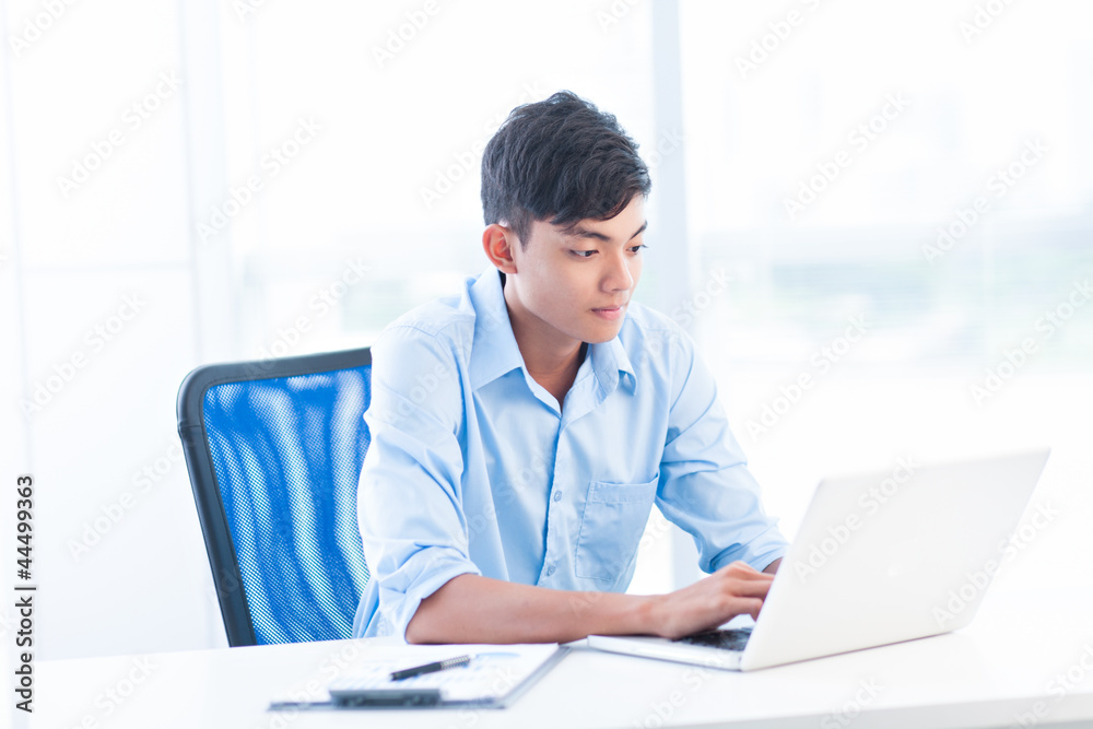 Businessman at work Businessman at work