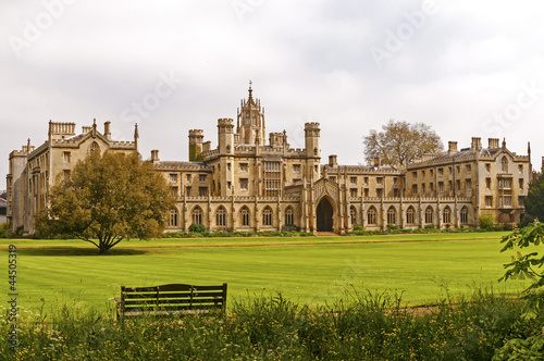 St. Johns college in Cambridge, UK