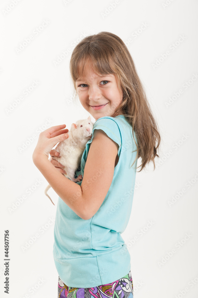 portrait of the girl with a rat portrait of the girl with a rat