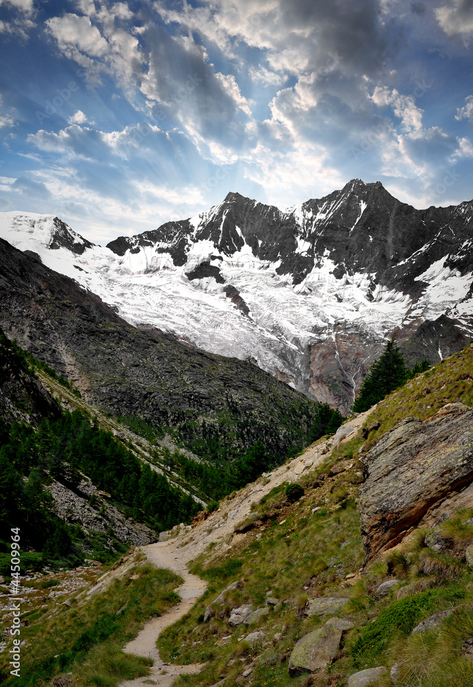 The Mischabel group - Swiss alps