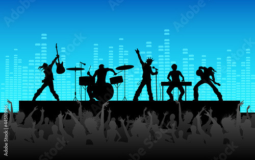 Rock Band Performance