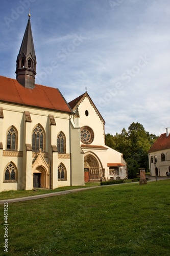 Gothic portal "Porta Coeli" in Czech Republic