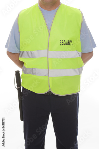 detail of a security guard