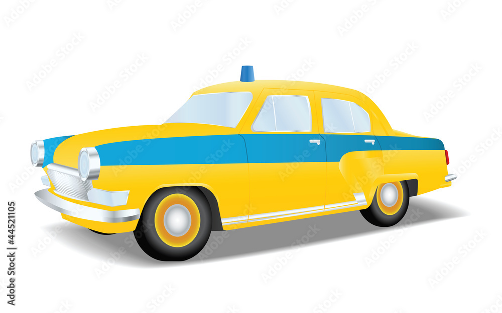 Classic police car of the USSR