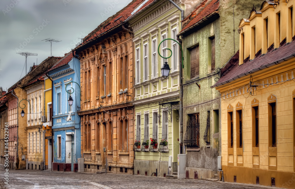 old street in Romania