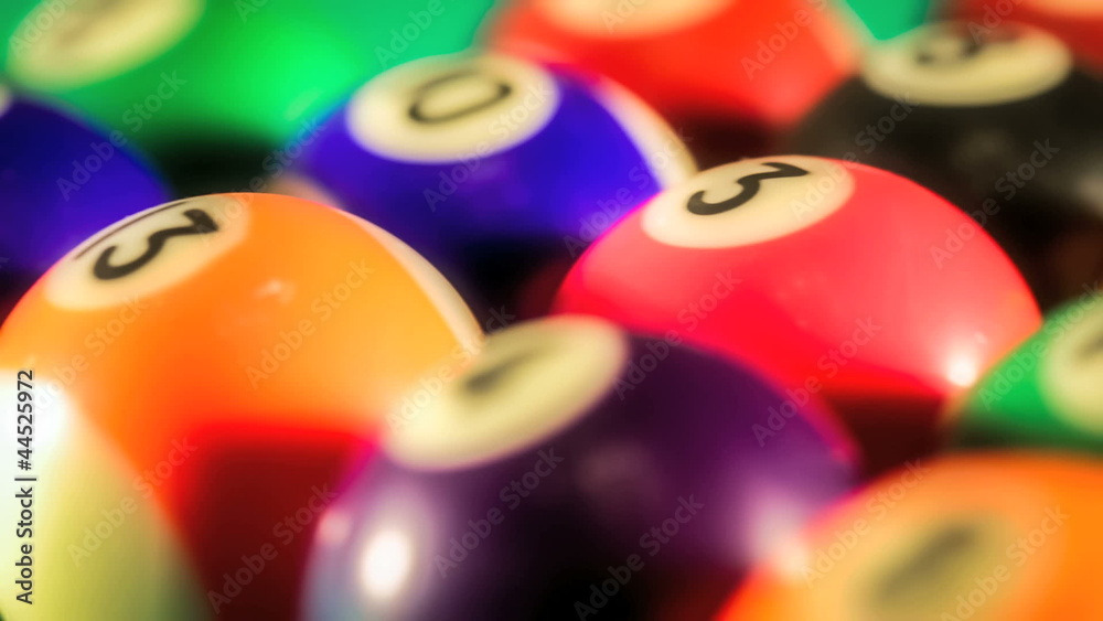 billiard balls