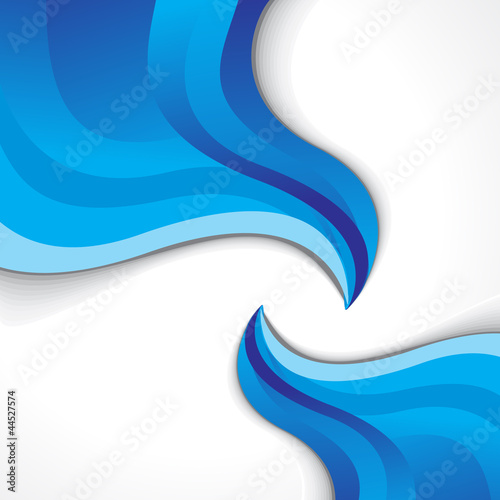 abstract blue wave background