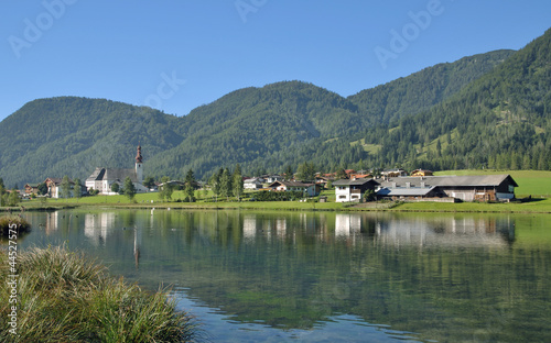 der bekannte Urlaubsort St.Ulrich am Pillersee in Tirol