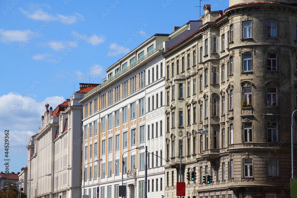 Fototapeta premium Vienna - old town residential buildings