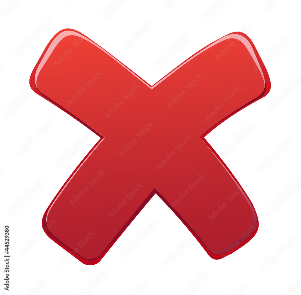 Obraz premium Vector red cross