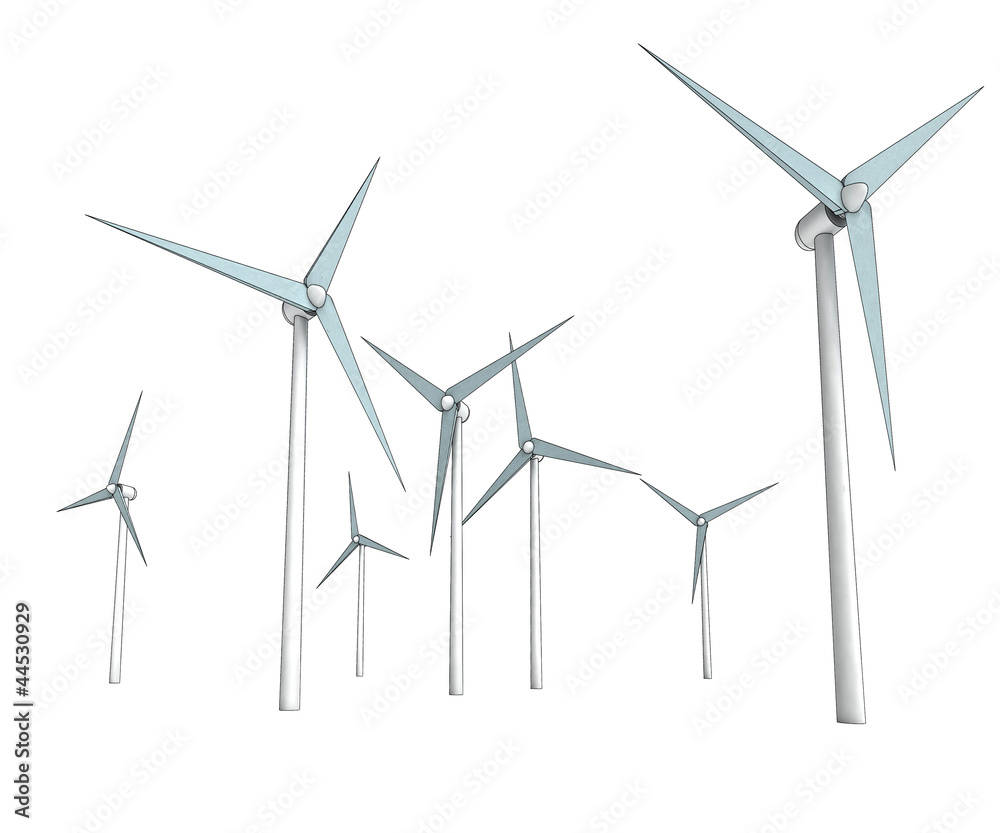 isolated wind energy power render isolated wind energy power render