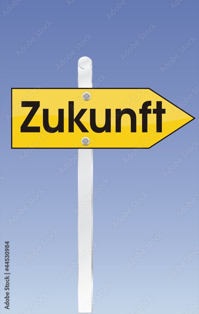 Panneau Zukunft Stock Vector Adobe Stock