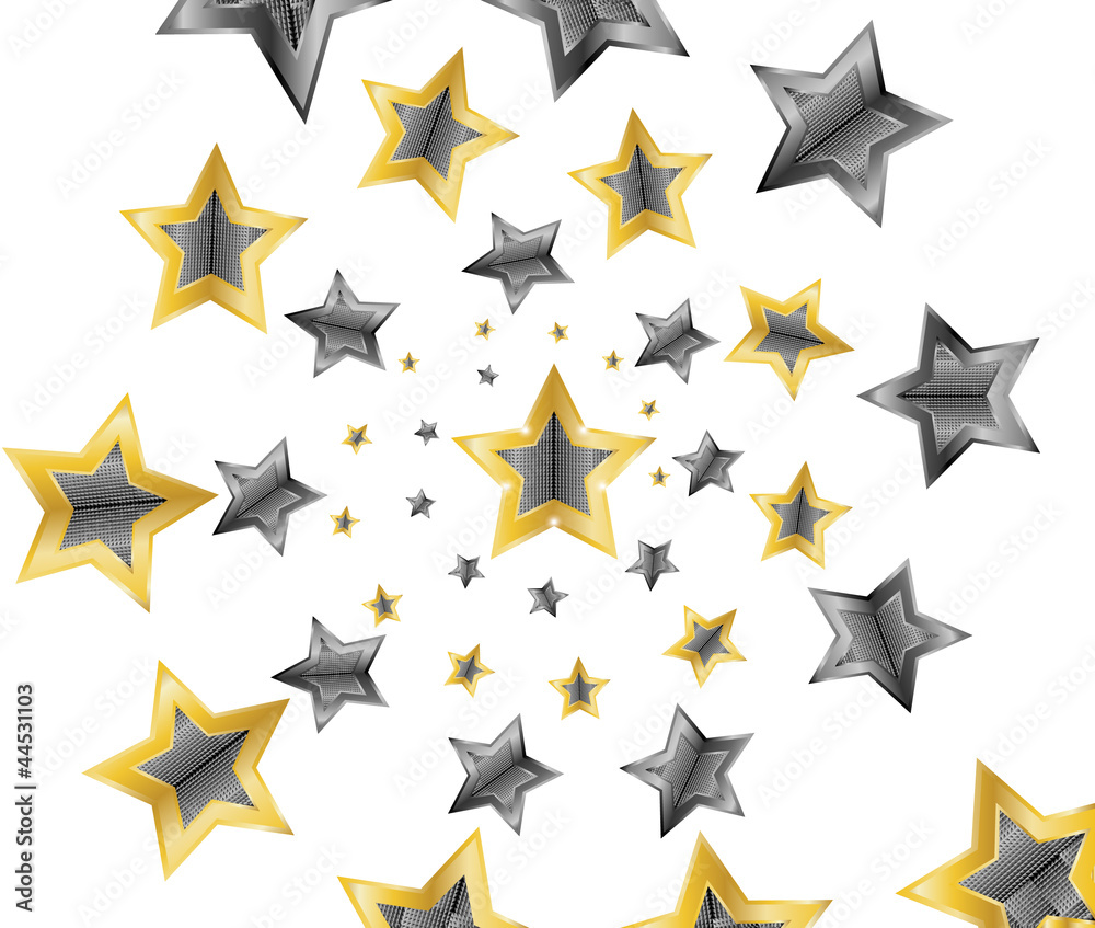Obraz premium stars vector illustration