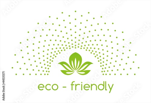 Fototapeta Naklejka Na Ścianę i Meble -  water lily , nature, Eco friendly business logo design