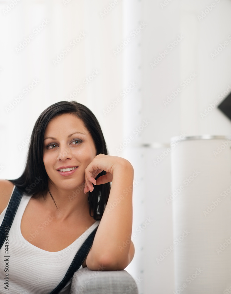 Portrait of thoughtful young woman Portrait of thoughtful young woman
