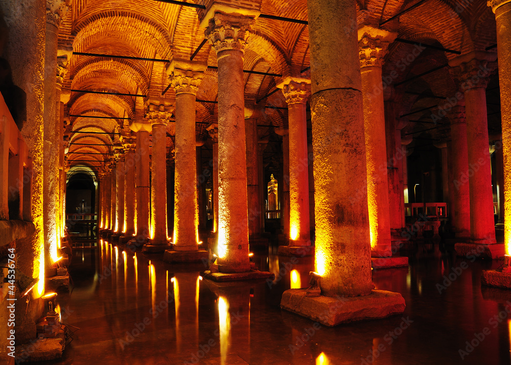 Basilica Cistern in Istanbul.
