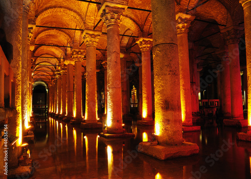 Obraz na płótnie Basilica Cistern in Istanbul. w salonie