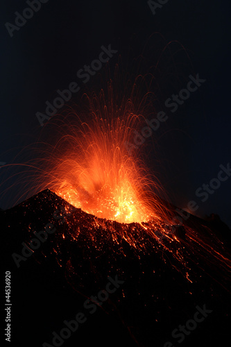 Strombolianische Eruption