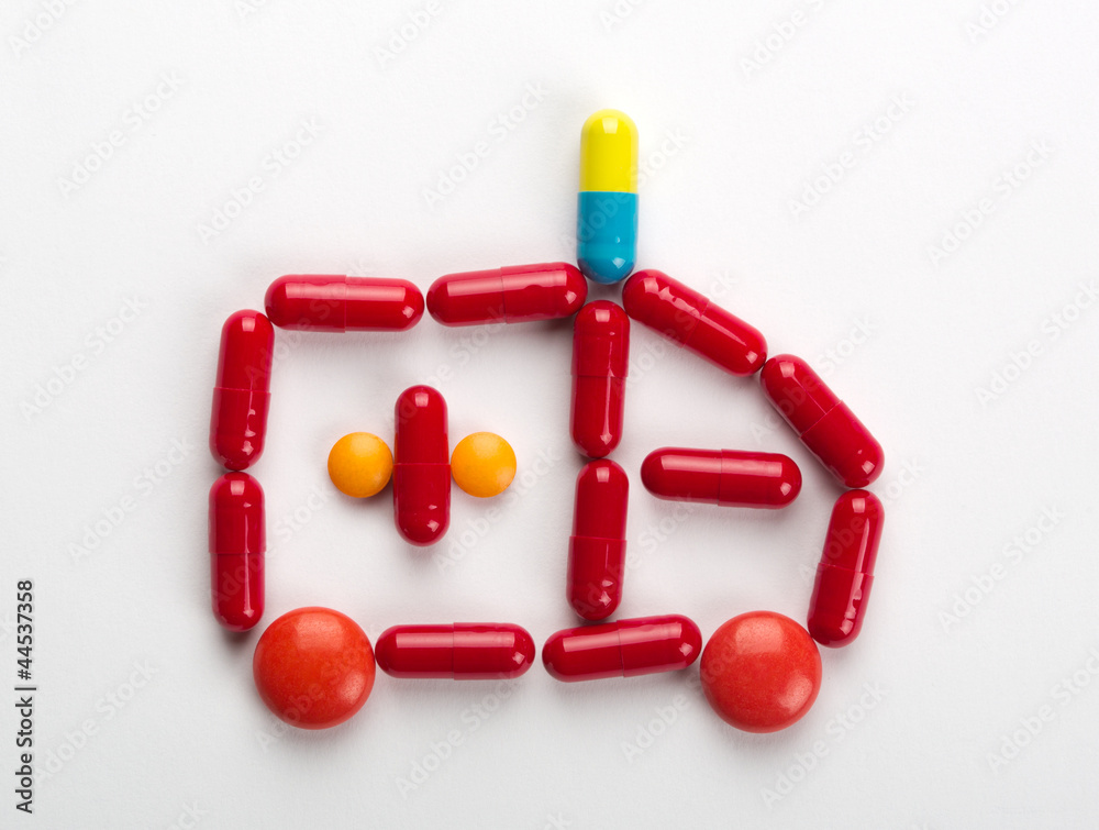 Pills ambulance car Pills ambulance car