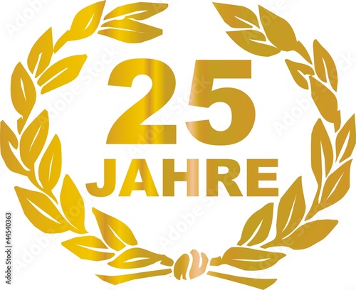 pictogramme 25 jahre