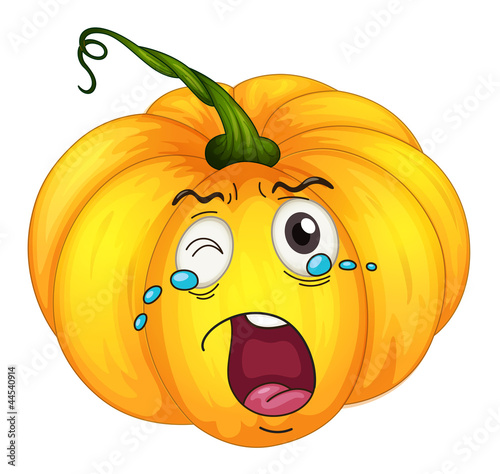 Crying pumpkin