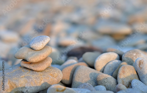 abstract background with round peeble stones