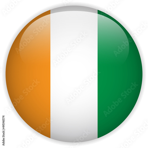Free Download Ireland Flag Glossy Button - GFXLoad