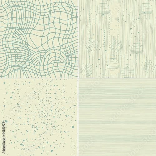 the set of 4 different seamless textures