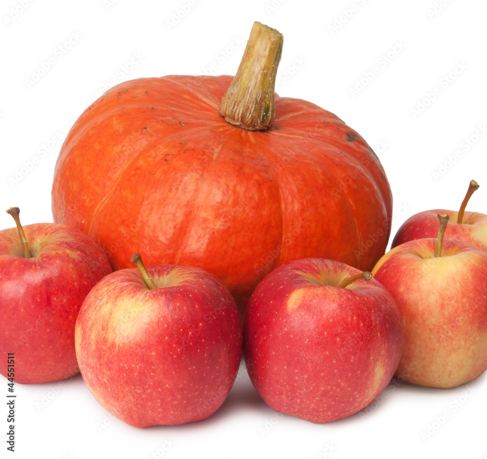 pampkin and apples