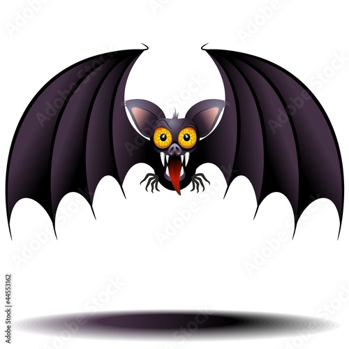 Bat Vampire Cartoon Pipistrello Vampiro-Vector photo