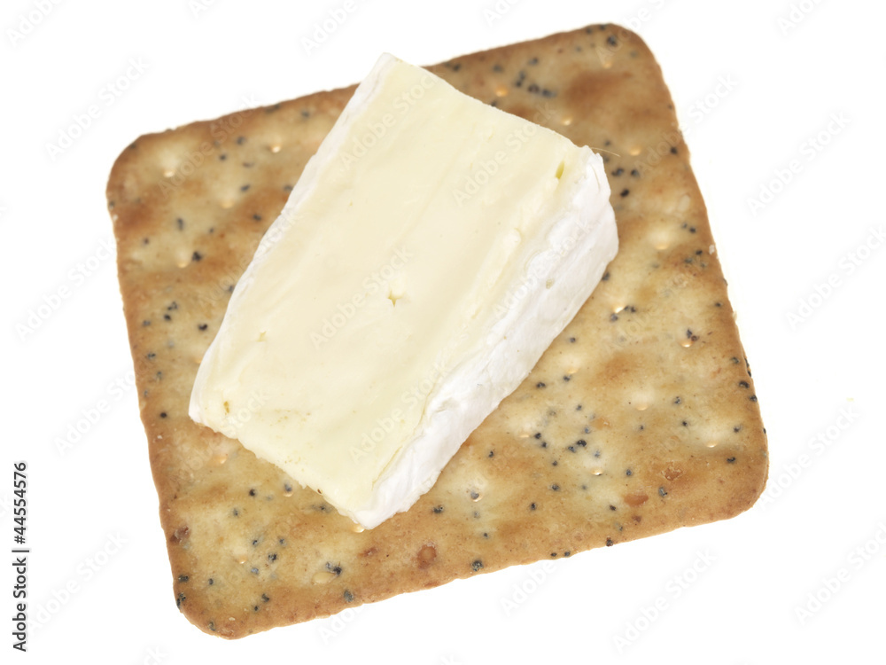 Brie with a Cracker