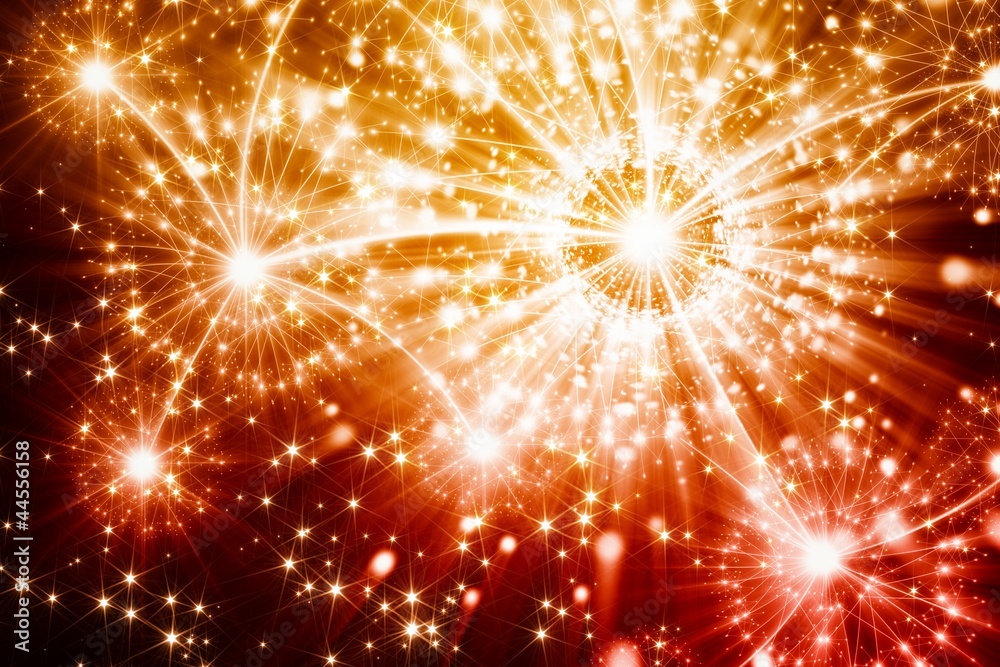 Fototapeta premium Illustration of fireworks