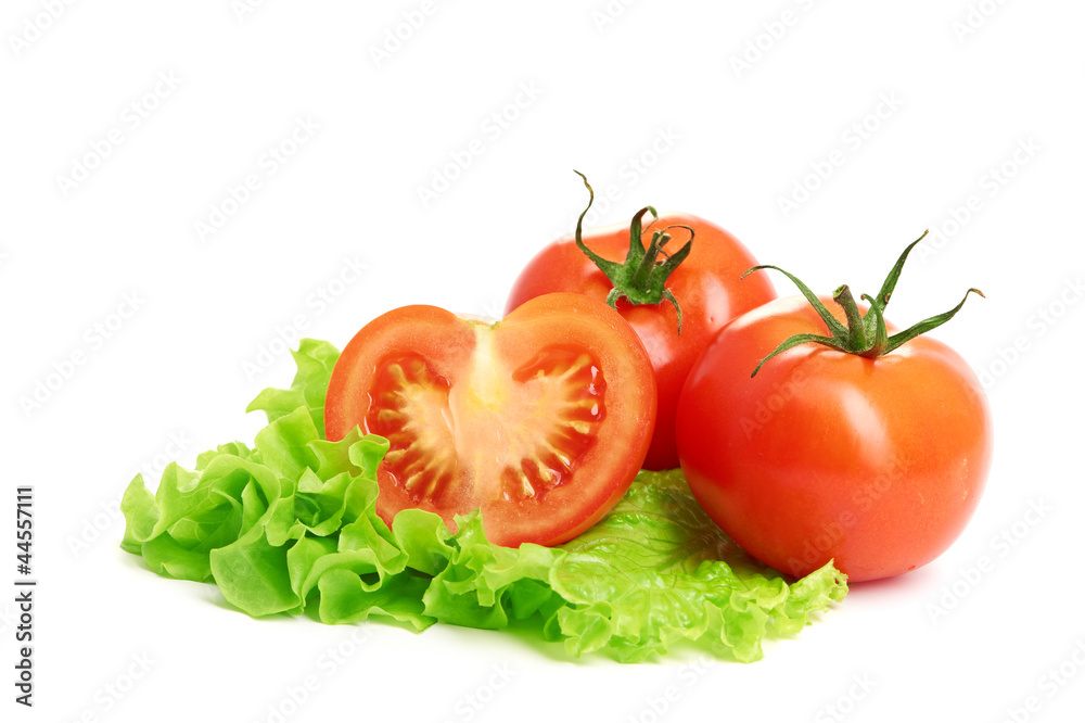 Tomato vegetable and lettuce salad Tomato vegetable and lettuce salad
