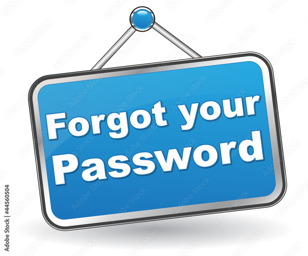 FORGOT YOUR PASSWORD ICON