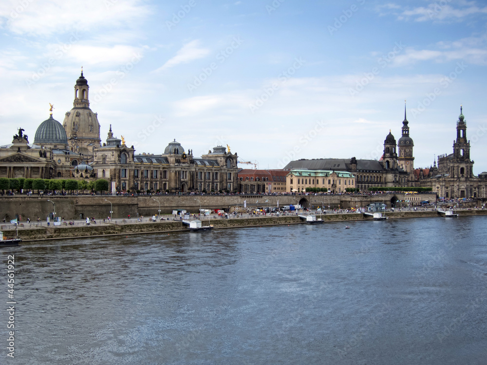Cityscape of old Dresden