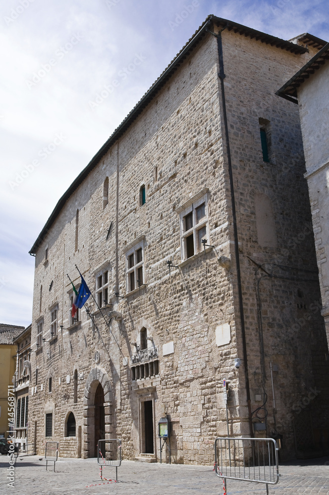 Communal palace. Narni. Umbria. Italy.