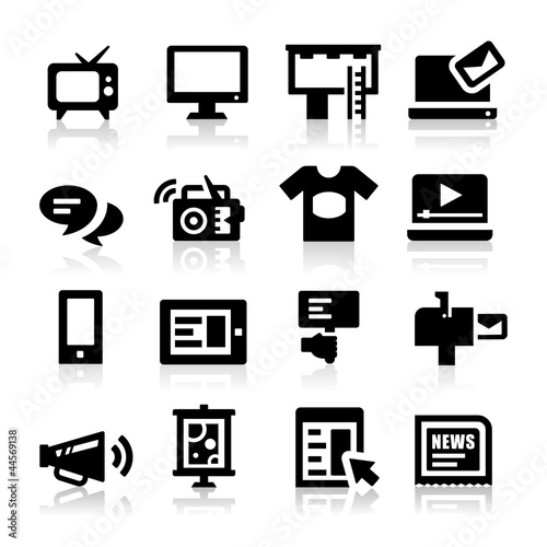 Advertisement icons