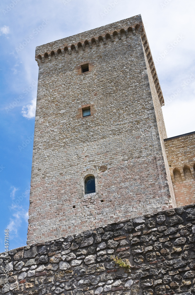 Albornoz fortress. Narni. Umbria. Italy.