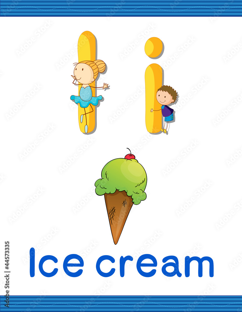Fototapeta premium Learn alphabet worksheet