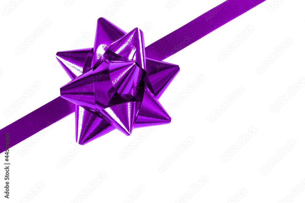 Purple Ribbon And Bow Purple Ribbon And Bow