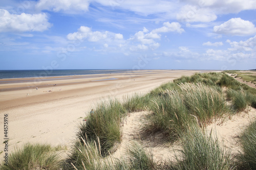 sand dunes holkham beach north norfolk uk Fototapet