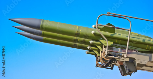 aircraft combat missiles aimed at the sky