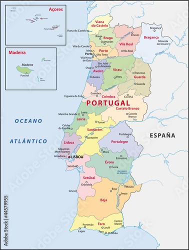 Portugal, Regionen, Administrativ